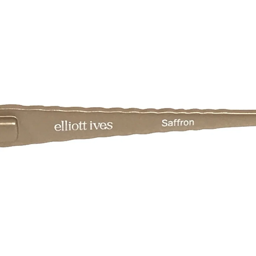 Elliott Ives Eyeglasses Frames Saffron YG Yellow Gold Cat Eye Wire Rim 52-17-135
